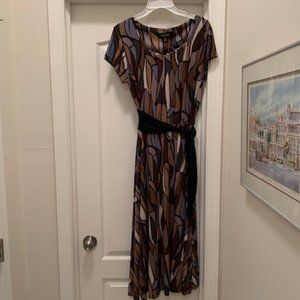 Perceptions Short Sleeve Midi Dress